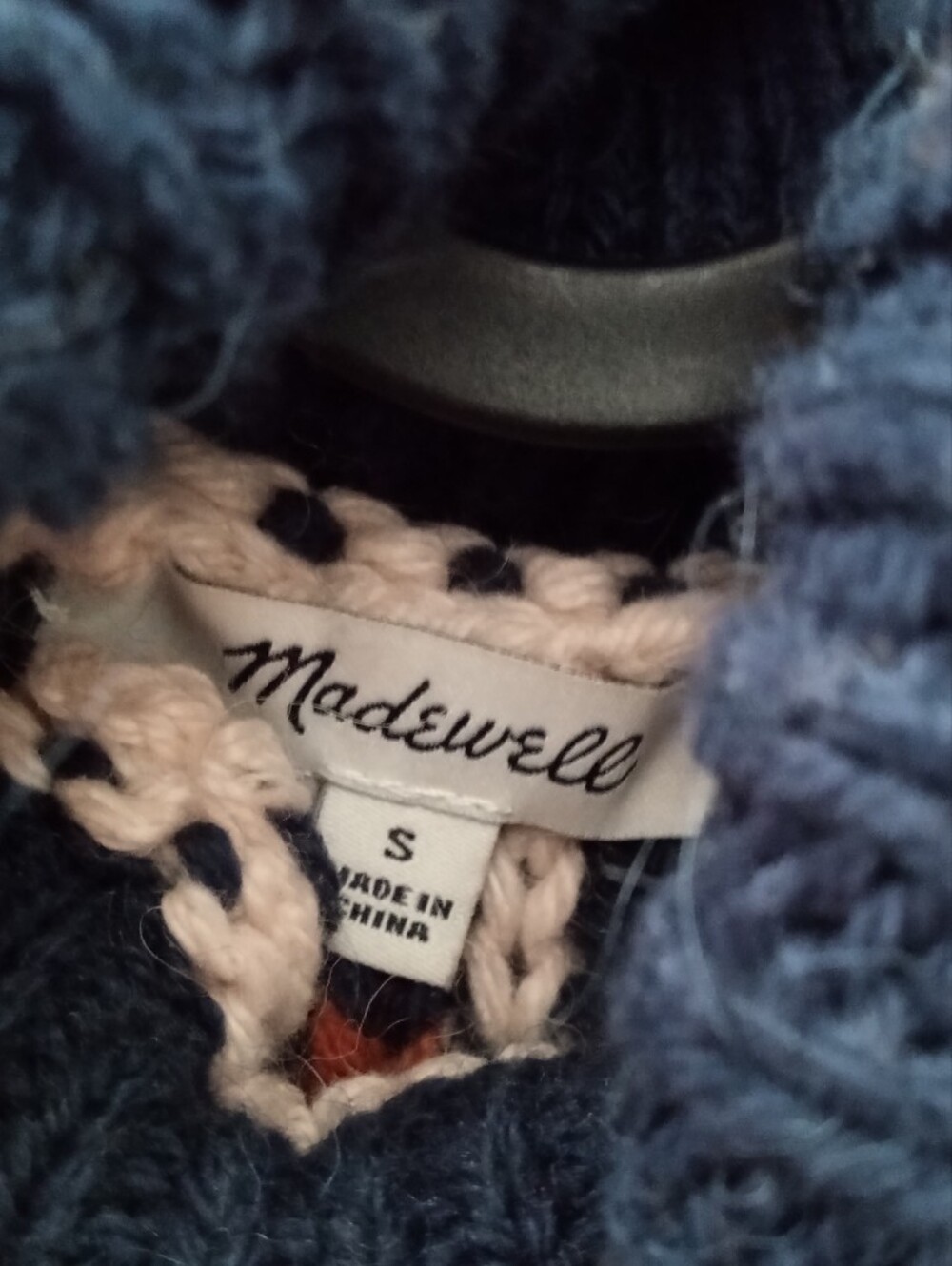 Madewell Brookdale Fair Isle Turtleneck Sweater Avalon Pink Small - Picture 4 of 11
